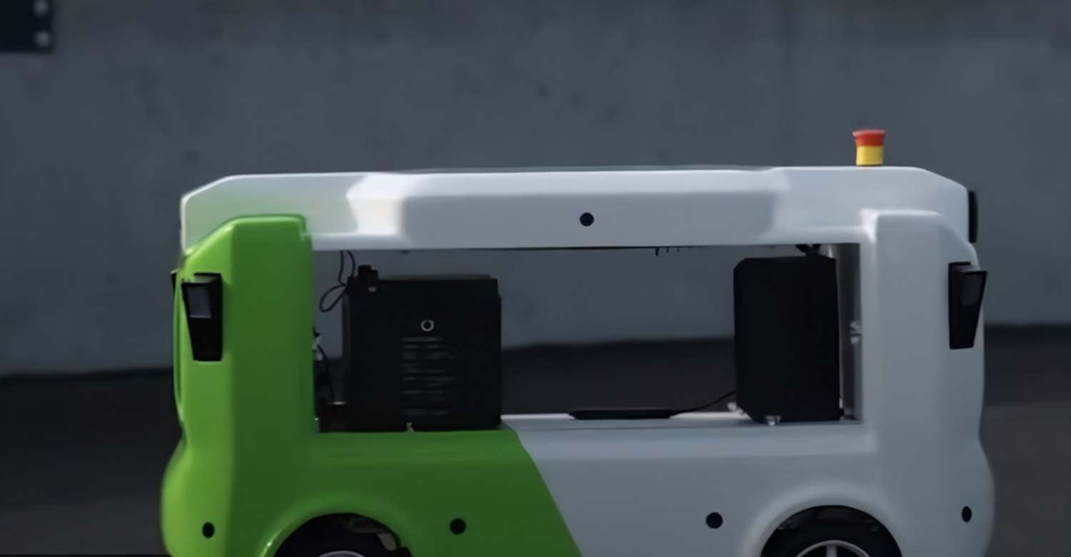 Side view showing the Droid body and onboard hardware